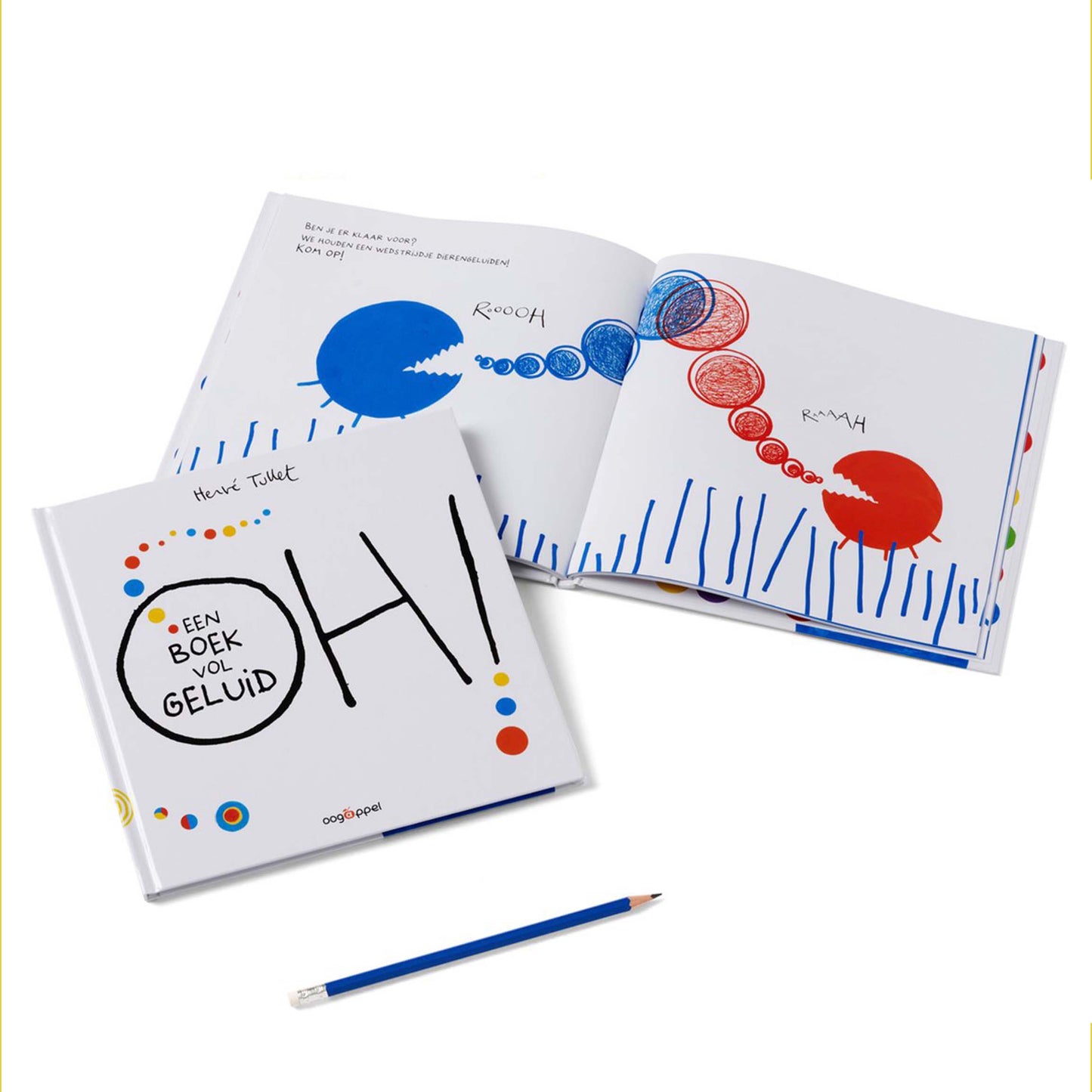 Boek Oh! Een boek vol geluid - Hervé Tullet