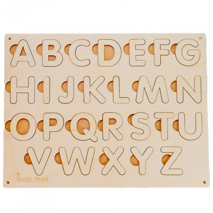 Houten Letter puzzel