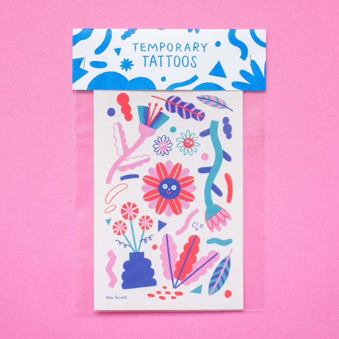 Plaktattoos Crazy Flowers