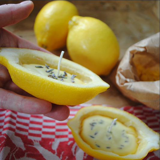 DIY Citroen-citronella kaars