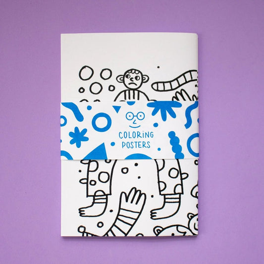 Inkleur poster Funky Friends